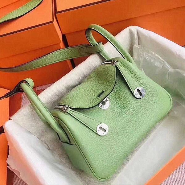 

2023 luxury bags original designer new fashion litchi pattern lindi bag mini doctor women's single shoulder messenger hand medicine 2 1