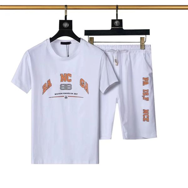 

men's tracksuits designer sets jogger sweatshirts sports sporting suit men women short pants t-shirt pullover trousers bottoms man asia, Gray