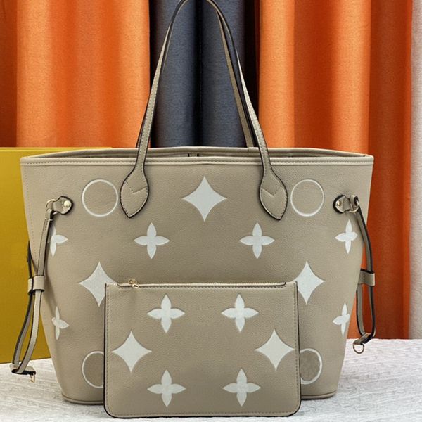 

m45684 designer bag embossed handbag multifunctional baggy shopping bag fashion classic shoulder bag