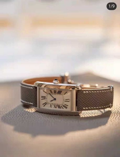 

women watches luxury ladies square fashion accessory quartz mechanical movement men's and wo af factory original wo 96fv, Slivery;golden