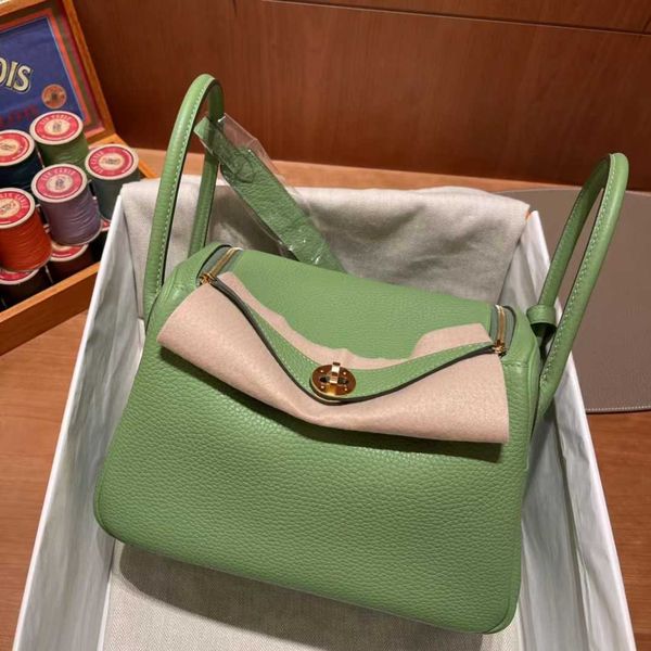 

tc luxury designer bags original cow leather wax thread sewing full manual lindys bag classic doctor women's portable shoulder 79of