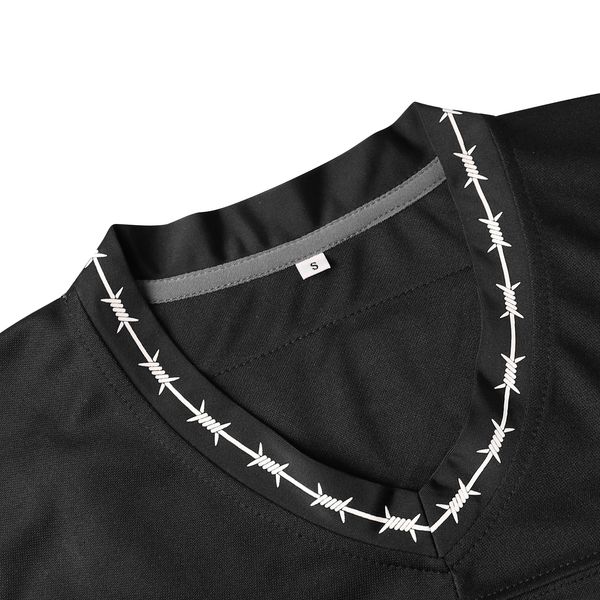 

0901 football jerseys sfghdsfgasdfasd, Black;red