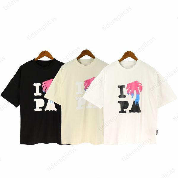 

men's t-shirts men palm designer clothes banner bear print graffiti graphic tee t-shirt sleeves shirts oversized breathable 2023 13qm3i, White;black