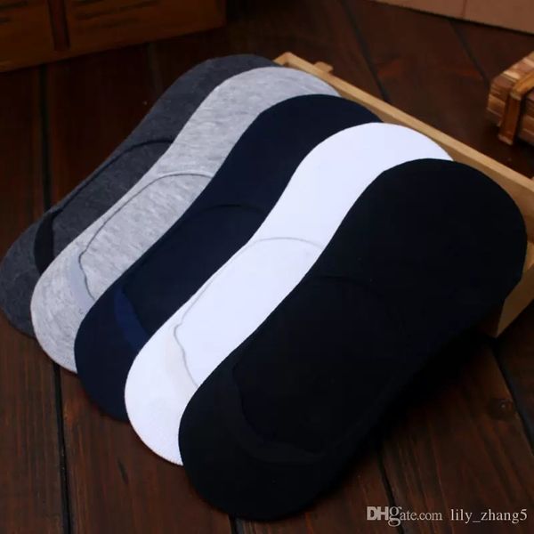 

2023 wholesale-20 pairs/lot fashion new men's cotton socks low socks cotton seamless invisible socks sock slippers for men n1, Black