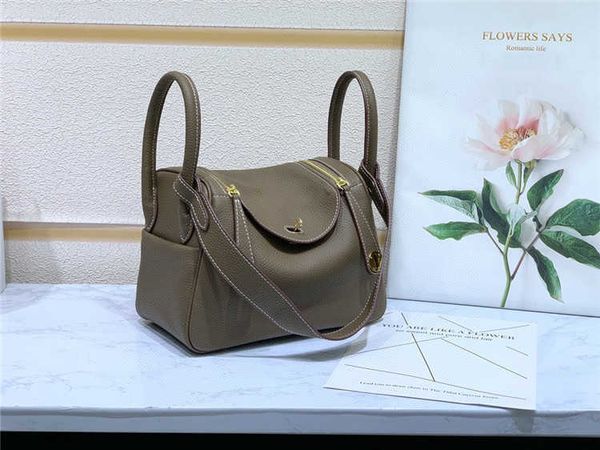 

2021 luxury bags original designer new lindys medicine bag pillow togo pattern head layer cow leather portable shoulder messenger double ban