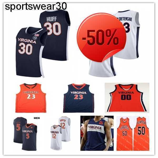 

ncaa virginia uva college basketball jerseys kihei clark jayden gardner armaan franklin reece beekman kadin shedrick ben vander plas, Black