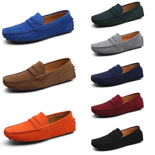 

men casual shoes solid color black breathable popular silvers taupe dlives brown red greys jogging walking low soft multi leathers mens snea