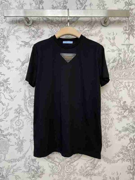 

women's t-shirt designer milan runway 2023 new spring summer print tees brand same style j8ti, White