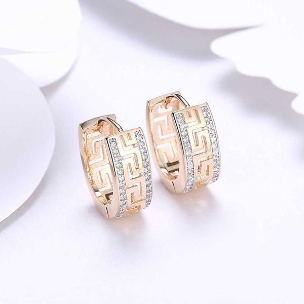 

earing sanskrit diamond earrings women's personalized earrings accessories kzce097, Golden