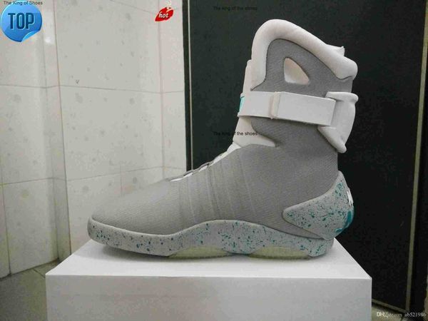 

men 's sports shoes automatic shoelace mag basketball back to the future, Black