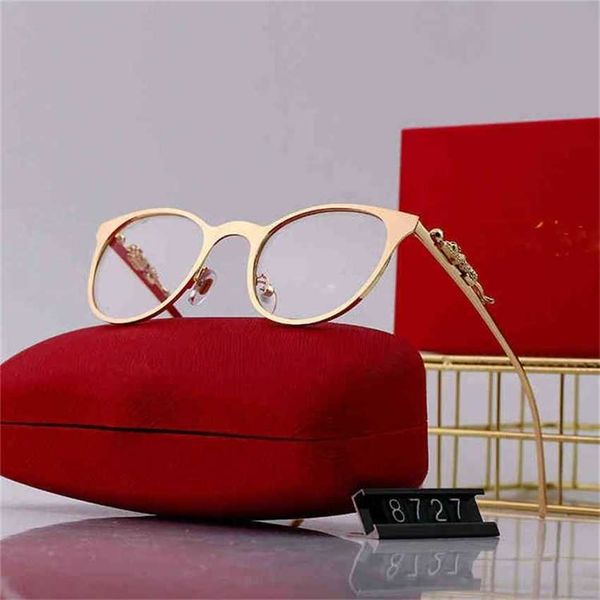 

sunglasses version new square glasses windproof two-color gradient full frame kajia leopard head sunglasseskajia 2023, White;black