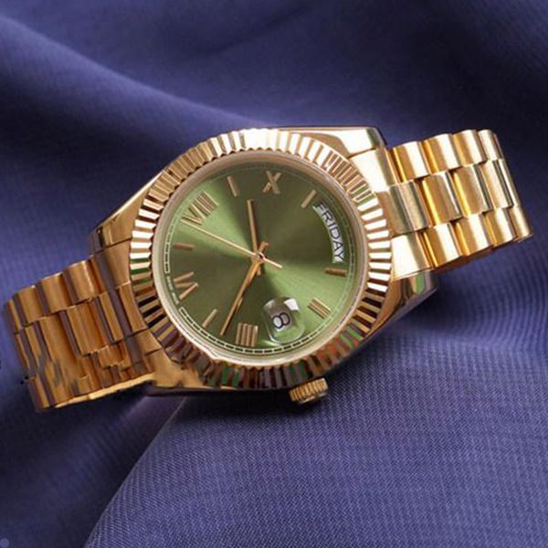 

womens mens aaa designer watches automatic mechanical 36mm 41mm stainless sapphire glass folding buckle wristwatches dhgate montre, Slivery;golden