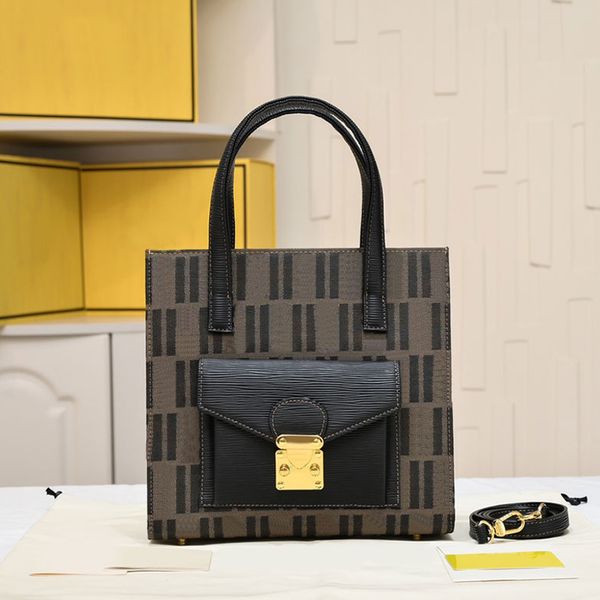 

mens vintage briefcase designer briefcases baguette postman bags luxurys women lapbag classic double letter print canvas handbags pocket