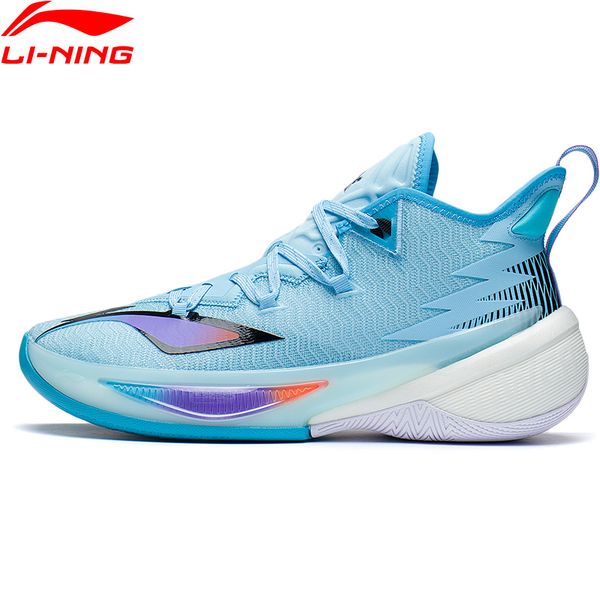 

li-ning men power ix premium professional basketball shoes boom cushion light foam plus lining sport shoes sneakers abas073, Black