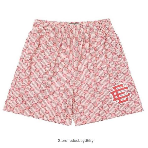 

wzvq men's shorts new eric emanuel ee basic american fitness mesh short muscle sports designer loose breathable beach pantsr71jr71j, White;black