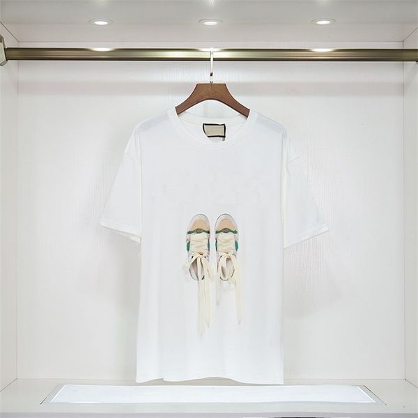 

2023 designer mens t shirts soft cotton short sleeves t-shirts embroidery anti wrinkle fashion casual men's clothing apparel tees k31, White;black