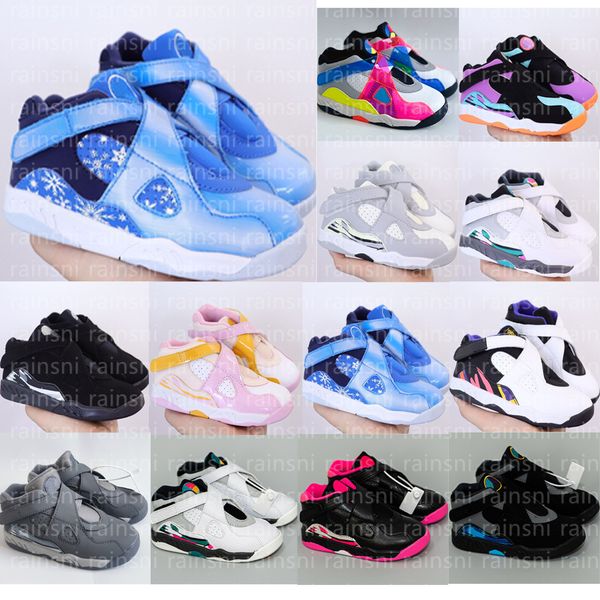 

kids shoes 8s childrens j8 low athletics sports boys girls sneaker outdoor basketball summer size 22-35 s9rh#, Black