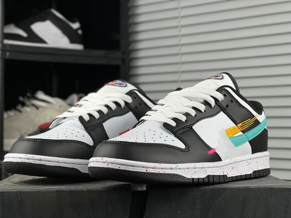 

original quality dnks skates shoes men women 2023 athletics duks low multiple logo white washed teal streetwear outdoor shoes for casual