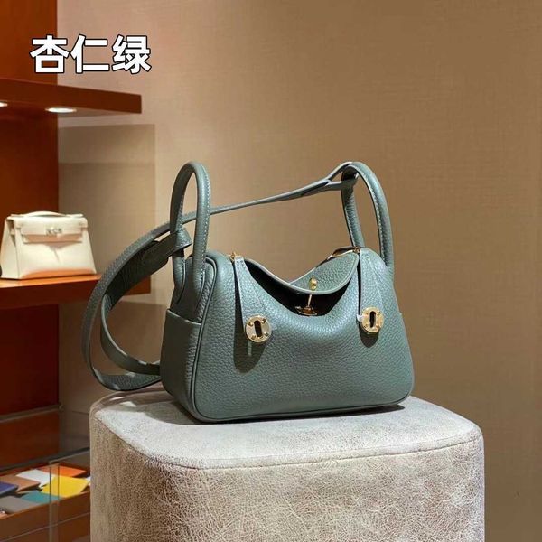

bags original designer tc luxury cow leather wax thread hand-stitched lindys 26cm bag doctor portable shoulder for women 5 kix0