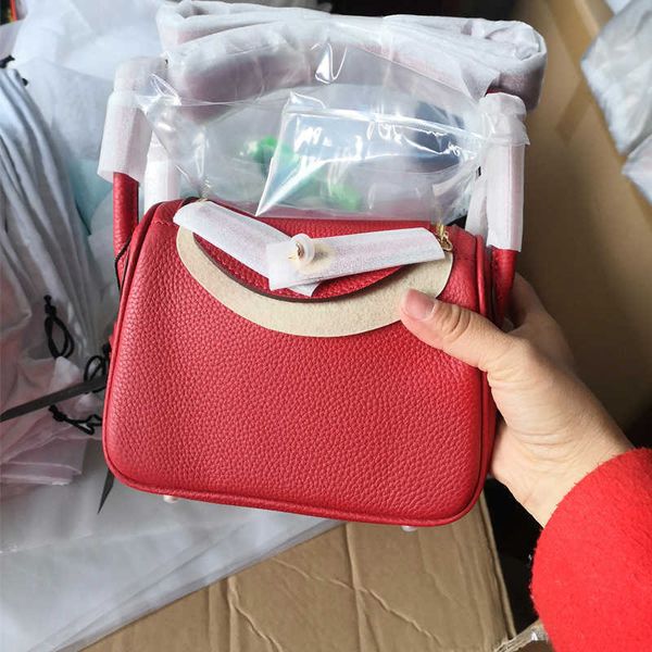 

high luxury bags original designer order semi-handmade genuine leather lindys bag 19 mini doctor one shoulder diagonal cross pillow 5 y4z9