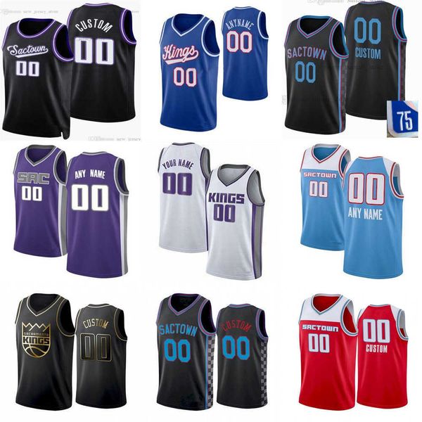 

sacramento''kings''custom mens womens youth 25 alex len 88 neemias queta de'aaron 5 fox 13 keegan murray 10 domanta, Black;red