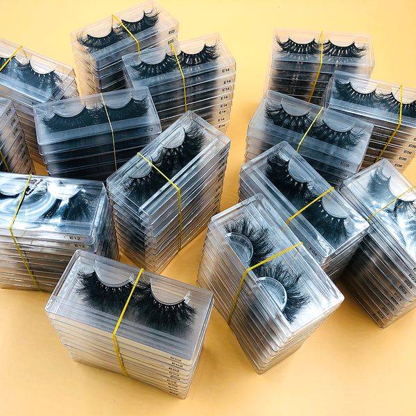 

5d fluffy handmade 22-25mm 8d faux mink lash dramatic false manga eyelashees extension wholesale make up