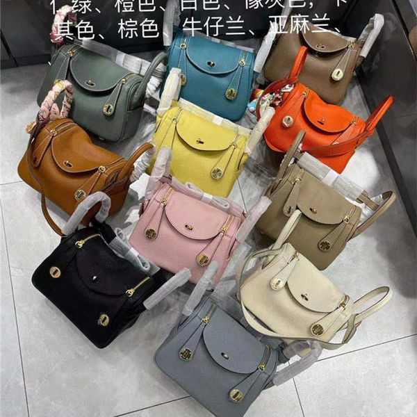 

luxury bags original designer 2021 new lindys medicine bag pillow togo pattern head layer cow leather portable shoulder messenger double ban
