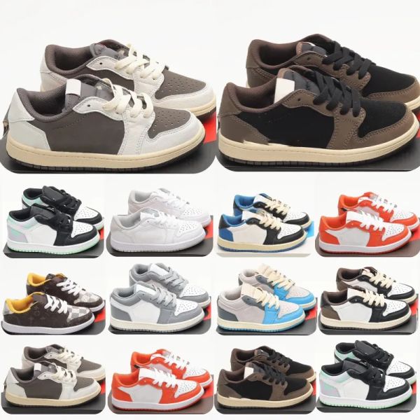 

kids shoes 1s shoe boys low sneaker designer mocha baby kid youth toddler infants children boy girl 2023 basketball athletic outdoor b e8jv#, Black