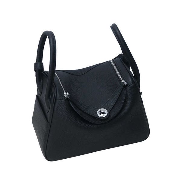

2023 luxury designer bags original bag women's high-grade leather lindys soft head layer cowhide doctor mini portable pillow 6 abrr