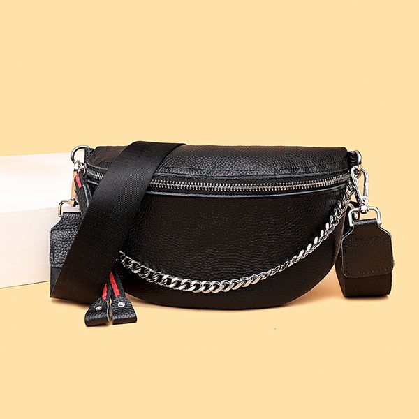 

evening bag waist packs genuine leather fanny brand belt s shoulder wild messenger fashion chest crossbody pouch 230310