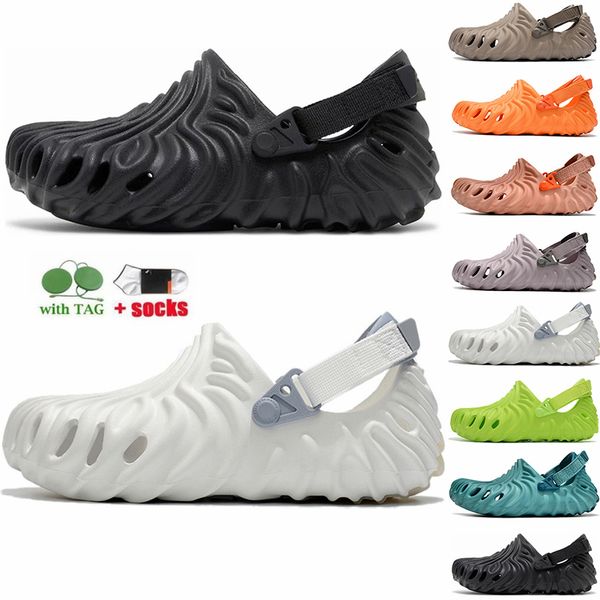 

pollex clog sandals for mens womens sasquatch stratus crocodile molded foam fingerprints designer sandal slides man summer beach shoes woman, Black