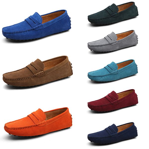 

men casual shoes solid color black breathable leisure silvers taupe dlives orange brown greys jogging walking low soft multi leather mens sn