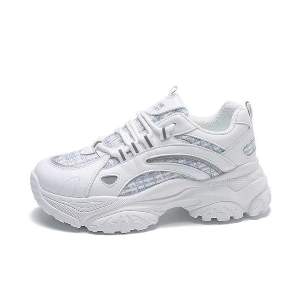 

dress shoes korean style 2023 spring autumn new women shoes sneakers leisure height thick sole shoes for women j230309, Black