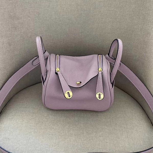 

2020 luxury bags original designer new lindys bag leather lychee grain cow messenger hand female temperament goddess small mini ktvp