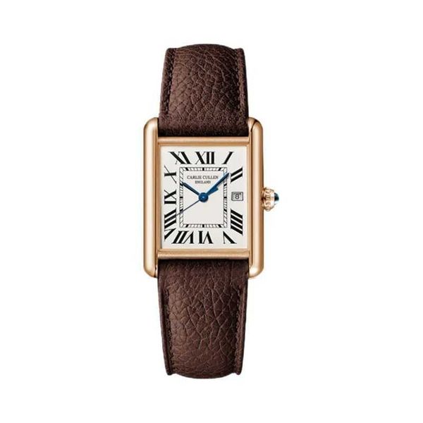 

women watches movement luxury card ladies square fashion brand accessory quartz women's mechanical leather simple women's ua4z, Slivery;golden