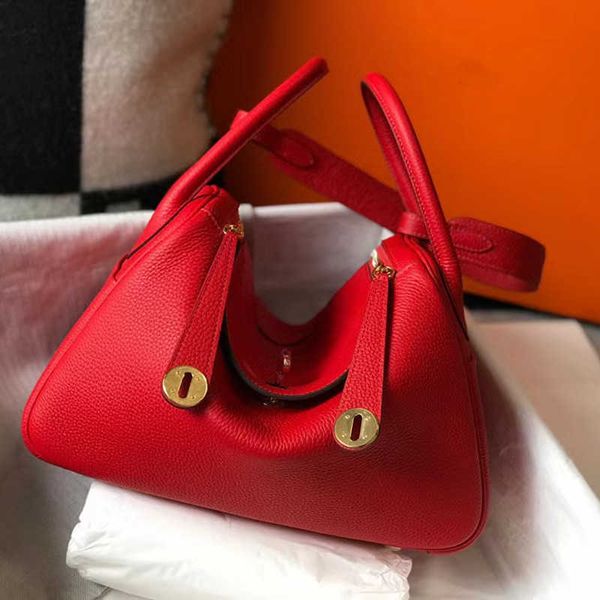 

designer luxury bags h original family's new 2023 lindys cowhide mini doctor's bag single-shoulder cross-body portable women'