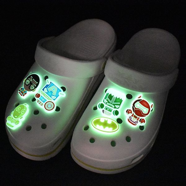 

anime charms wholesale childhood memories noctilucent boys toys funny gift cartoon charms shoe accessories pvc decoration buckle soft rubber, Blue