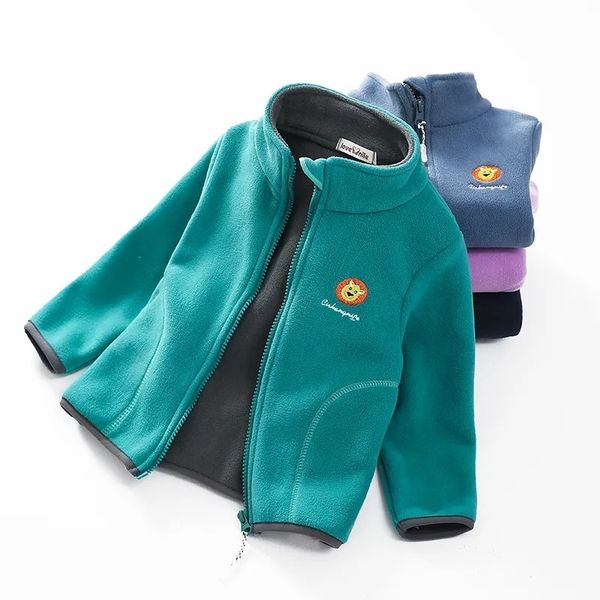 

jackets spring autumn baby kids boys children's casual cotton fleece jackets coats windproof warm sweaters p4 223 230310, Blue;gray