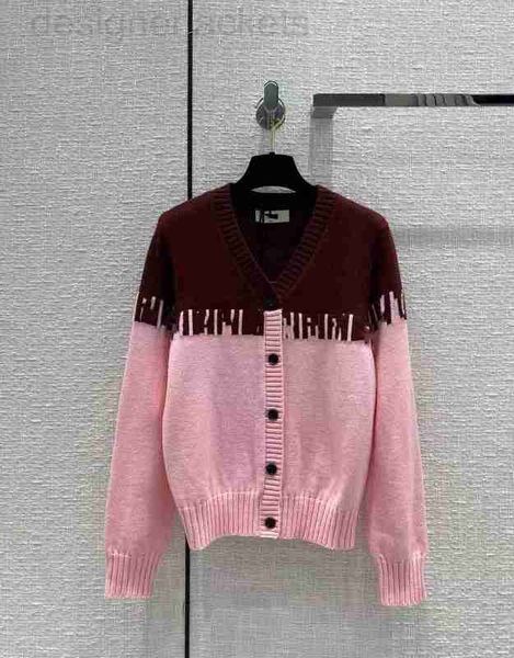 

women's sweaters designer milan runway 2023 new spring long sleeves v neck print high end jacquard cardigan zw4g, White;black