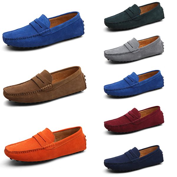 

men casual shoes solid color black breathable popular silvers taupe dlives brown red grey jogging walking low soft multi leather mens sneake