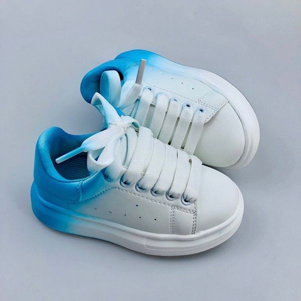 

designer baby shoes leather lace up kids children youth platform sneakers white black boys girls velvet suede casual infants toddler shoe ch, Black;red