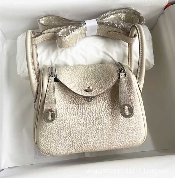 

tc luxury bags original designer cow leather wax thread hand-stitched mini lindys bag portable one-shoulder cross-body women's vys9