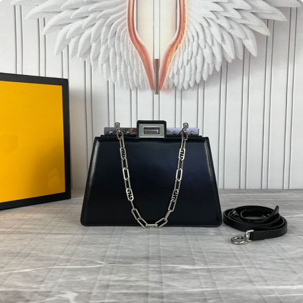 

designer women's bag handbag female leather one shoulder bag luxury brand fashion female crossbody bag purse large capacity size: 23*13