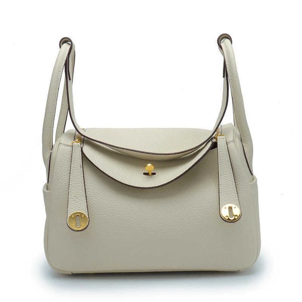 

designer original brand new bags layer cow leather lychee pattern lindys bag doctor shoulder hand pillow gold buckle 58hr