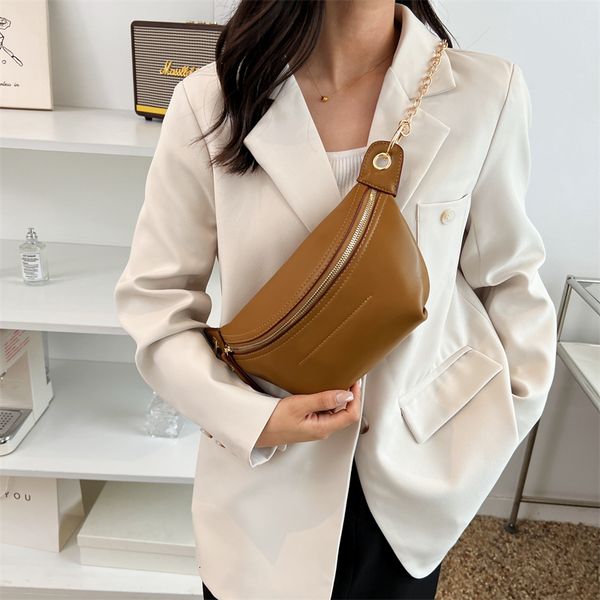 

waist bags luxury designer women premium leather ladies fanny pack and phone pack fashion female belt crossbody chest 230310