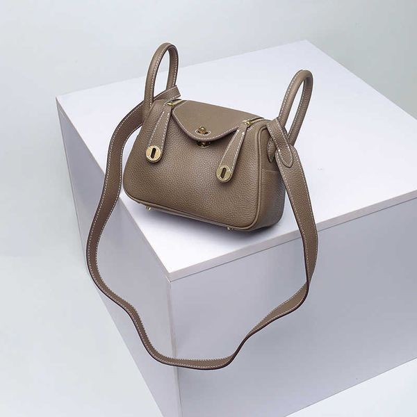 

bags original designer cross-body luxury bag for women mini lindys doctor new cowhide portable one-shoulder medicine with gold np7v