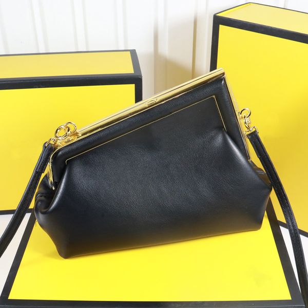 

luxury fend clutch first shoulder bag large leather classic handbags fashion with shoulder strap designer women's men handbag wallet to