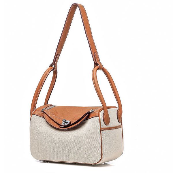 

bags original designer new luxury lindys bag canvas with layer cowhide large portable single-shoulder doctor medicine box pillow 1 dndv
