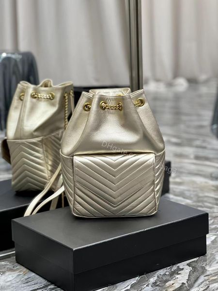 

fashion backpack crossbody bag single shoulder bag classic letter logo metal hardware lambskin chain bag four seasons style student large ca