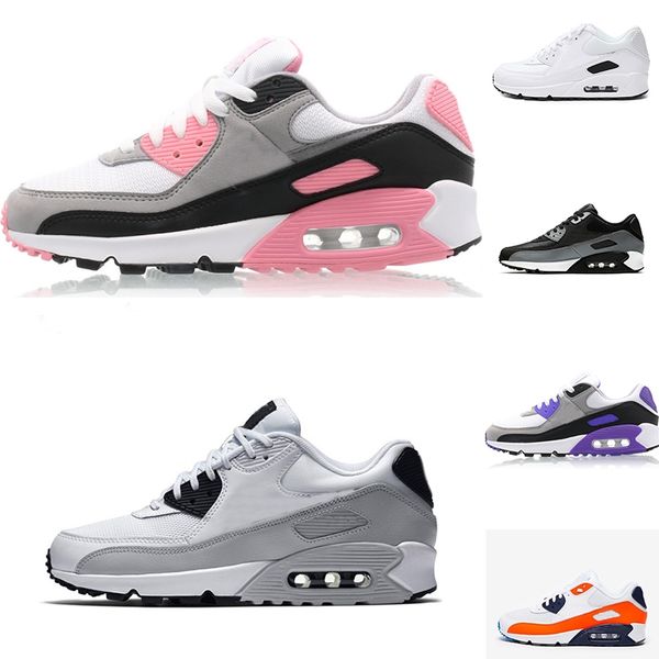 

90s running shoes men women og sports airmaxs 90s bred lucha libre barely rose peace valentines day surplus black trail team gold maxs 36-46